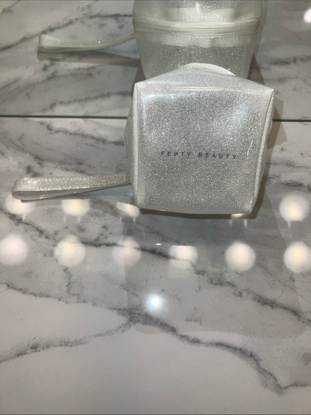 Fenty Beauty Shimmer Makeup Bag 🤍🩶